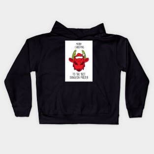 Merry Christmas To The Best Dungeon Master - Board Games TRPG DnD Design - Board Game Art Kids Hoodie